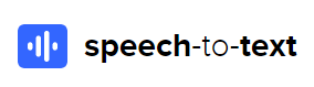 Speech-to-text