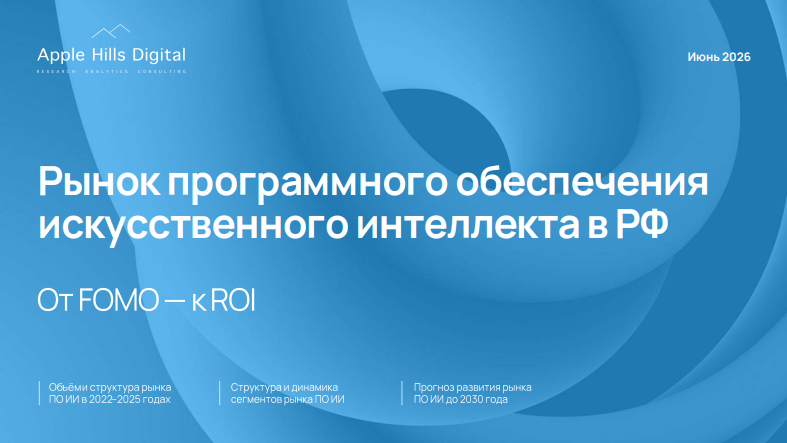 Рынок программного обеспечения искусственного интеллекта в России