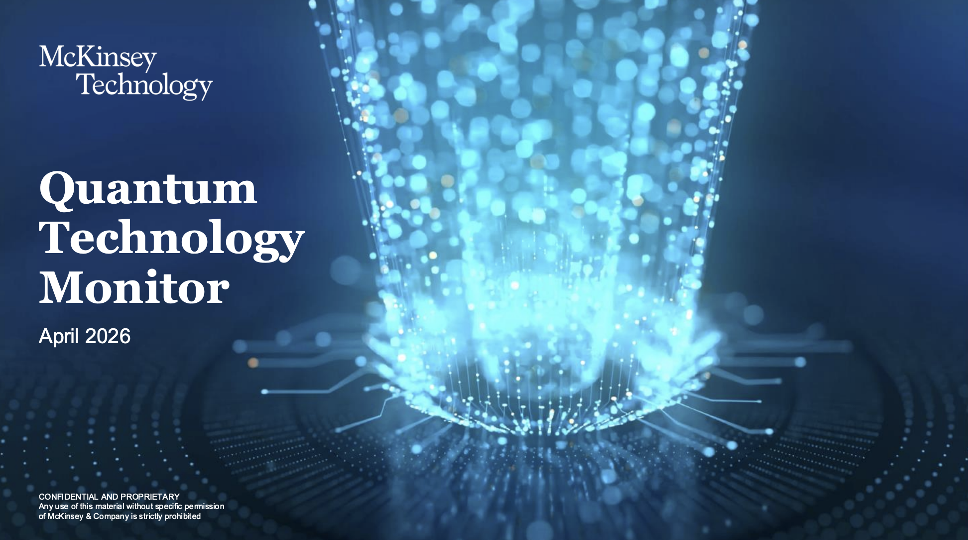 Quantum Technology Monitor 2026