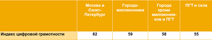 Цифровая грамотность россиян