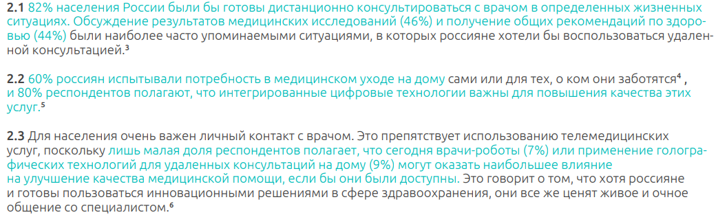 Индекс здоровья будущего. Телемедицина — отчет по России