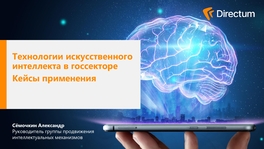 Технологии ИИ в госсекторе. Кейсы применения