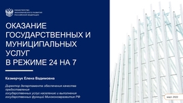 Концепция оказания государственных и муниципальных услуг в режиме 24 на 7