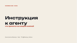 Инструкция к агенту: что прячется за каждой кнопкой